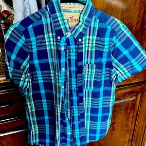 Hollister button down short sleeve